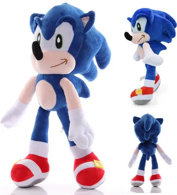 Produktbild von Sonic the Hedgehog Maskottchen Plüschtier Kuscheltier Groß 60 cm XXL