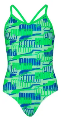 Productafbeelding van PUMA Zwemkleding - Badpak met print voor meisjes