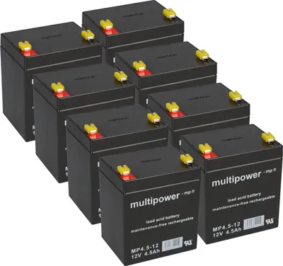 Produktbild von Ersatzakku für DELL DLA2200RMI2U Markenakku 8 x 12v 4,5Ah AGM MP