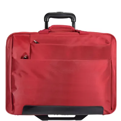 Zdjęcie produktu dla Dermata Dermata - Walizka biurowa Nylon - 2-kołowy wózek biznesowy 44,5 cm 17"