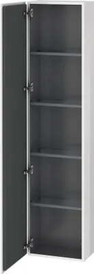 Image de Duravit armoire haute L-CUBE 400 x 243 x 1760 mm butée à droite chêne brossé