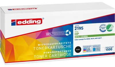 Productafbeelding van edding 18-2195 edding EDD-2195 schwarz Toner kompatibel zu HP 201A (CF400A)