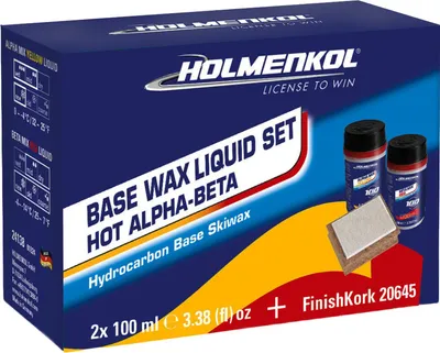 Obrázek produktu pro Holmenkol Basic Set Hot 2x100ml Tekutý vosk Transparent Transparent One Size