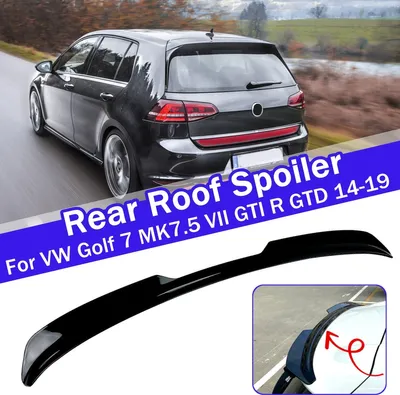 Produktbild von Tylny spojler MECO, tylny spojler dachowy do VW Golf 7 MK7.5 VII GTI R GTD 2014-2019 4000544487396
