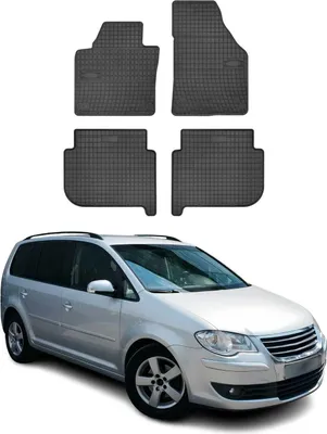 Produktbild von 2003-2010 VW Touran Fußmatten Gummi Schwarz 4 tlg