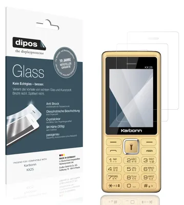 Immagine prodotto di 2x Pellicola Protettiva per Karbonn KX25 Protezione Vetro Flessibile 9H dipos