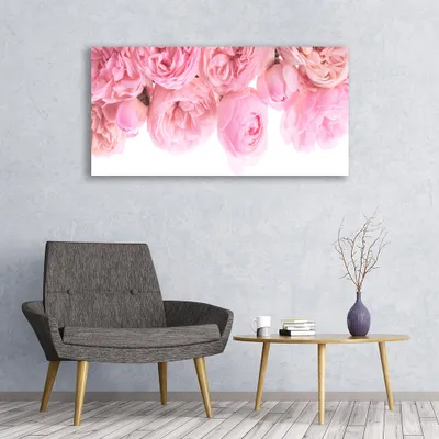 Produktbild von Glasbilder 120x60 Wandbild Druck auf Glas Rosen Pflanzen