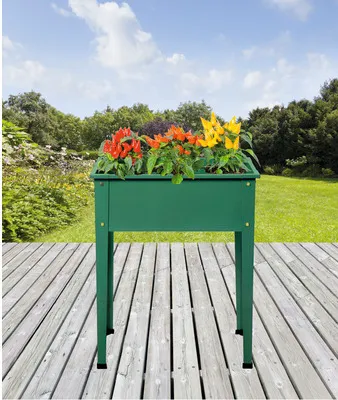 Produktbild von floraworld Metall-Hochbeet Gr. 1grün matt60 x 30 x 80 cm