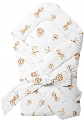 Immagine prodotto di Copertina Avvolgente Neonato in Mussola 75 × 75 cm – Swaddle per Neonati, 100% Cotone, Morbida e Traspirante