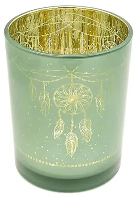 Immagine prodotto di Portacandela Acchiappasogni Metallico --set Da 2 Pezzi - 10x12,5 Cm
