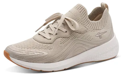 Image de Chaussures basses de sport Tamaris à semelle moulée mode en beige, taille 37