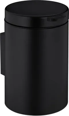 Produktbild von Wandmontage Mülleimer 3L Softclose Edelstahl schwarz