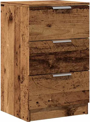 Obrázek produktu pro vidaXL Noční stolek vzhled starého dřeva 40x36x65 cm materiál na bázi dřeva