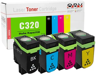 Produktbild von Xerox C320 kompatible XL Toner 4er Set - C320 C320DN C320DNI C325DN C325DNI