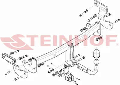 Produktbild von Z546851 Anhängerkupplung passend für KIA Optima 2016-2020 starr
