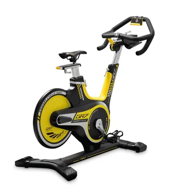 Horizon Fitness GR7 Indoor Cycle, freigestellt in Seitenansicht