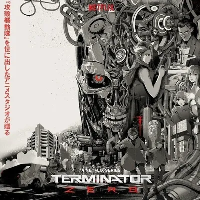 Zdjęcie produktu dla Original Soundtrack - Terminator Zero (Limited Edition) (Clear & Black Splatter Coloured) (LP)