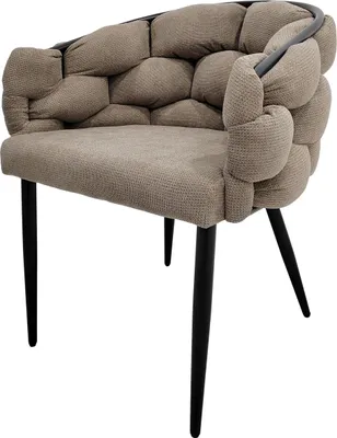 Produktbild von Stuhl Alsen Schwarz 60x80x68 cm (BxHxT), Sitzhöhe 49 cm, halbrunde Sitzschale, 140 kg Belastbarkeit