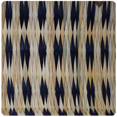 Immagine prodotto di Borsa in seagrass con manico medio lungo per la spesa cesto in vimini cesto in vimini cesto in vimini, blu