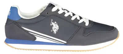 Produktbild von Herren Sportschuhe Blau mit Kontrastdetails und Schnürsenkeln