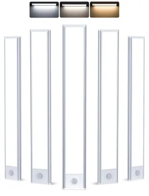 Immagine prodotto di Lampada a LED da incasso con sensore di movimento, 30 cm, lampada ricaricabile per armadi, 3000 mAh