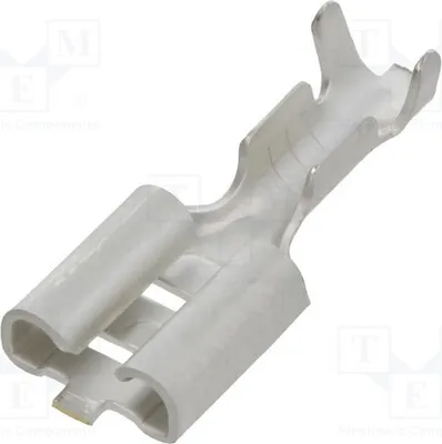 Obrázek produktu pro 10 kusů konektorů: ploché, 0,8 mm, pro vodiče 0,3÷0,8 mm², samice, 6,3 mm, neizolované, typ ST-005/03-08T, izolované