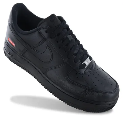 Produktbild von Nike x Supreme - Air Force 1 Low SP - Herren Schuhe Sneakers Schwarz CU9225-001 , EU 42 US 8.5
