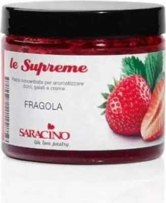 Produktbild von Paste Erdbeer-Sahne-Geschmack 200g Saracino