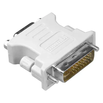 Produktbild von mumbi DVI Adapter (DVI-I zu VGA) DVI 24+5 zu VGA Adapter - Digital auf Analog Adapter für Grafikkarten, Beamer, und Monitore TFT (Crt)
