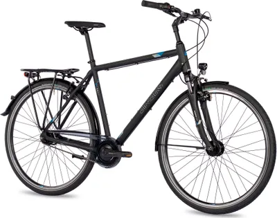 Produktbild von Airtracks Herren City Fahrrad 28 Zoll CI.2820 Shimano Nexus 7 Schwarz Matt 52cm für Körpergröße 165-175cm
