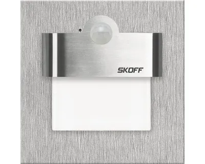 Obrázek produktu pro LED nástěnné osvětlení Skoff Tango 1 W 6500 K nerezová ocel s pohybovým senzorem 120º