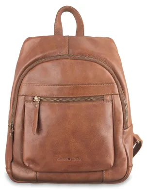 Produktbild von GREENBURRY Leder Freizeitrucksack Rucksack Colombiana City Backpack Nougat braun