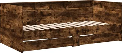 Produktbild von Tagesbett mit Schubladen ohne Matratze Räuchereiche 100x200 cm