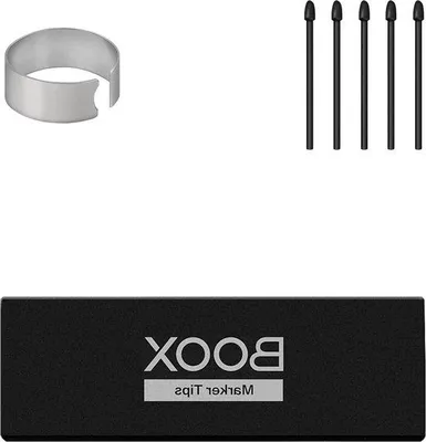 Produktbild von Famanu Stylus Nachfüllungen für BOOX Nova Max3 Note Serie - 5 Stück schwarz