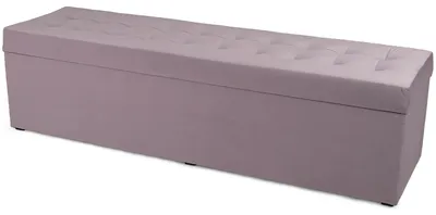 Obrázok produktu pre MG Design, taburetka s úložným priestorom, fialová, 45x160 cm - úložný priestor 190 litrov, nosnosť do 300 kg, jemná a lesklá, ľahko sa udržiava, vhodná do obývačky a predsiene