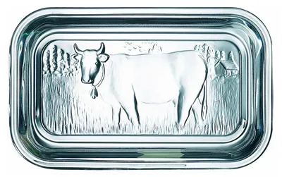 Produktbild von Butterdose Kuhglück | Glas-Dose Butter 250g aus Borosilikatglas