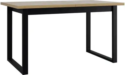 Obrázek produktu pro Kuchyňský rozkládací stůl 140x80 cm ALVARADO 5 - dub sonoma / černý
