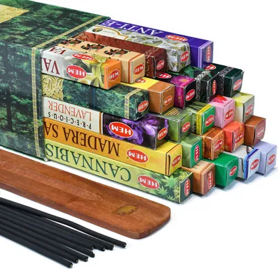 Produktbild von Kadzidła HEM mix + drewniana podstawka 200szt