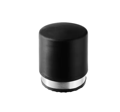 Produktbild von Alco 2855-11 Türstopper Edelstahl - Ø 85 mm, schwarz