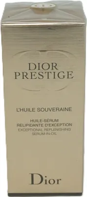 Produktbild von Dior Prestige L'huile Souveraine, 30 ml, Frauen, Jeder Hauttyp, Aufpolsterung, Nachfüllen, Glättend, Pumpenflasche, #14280/A LIMNANTHES ALBA (MEADOWFOAM) SEED OIL ● CAPRYLIC/CAPRIC/SUCCINIC TRIGLYCERIDE ●...