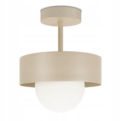 Obrázek produktu pro Luxolar – LED stropní svítidlo béžovo-šedé G9 15 W – závěsné svítidlo do obývacího pokoje, kuchyně – moderní loftový styl