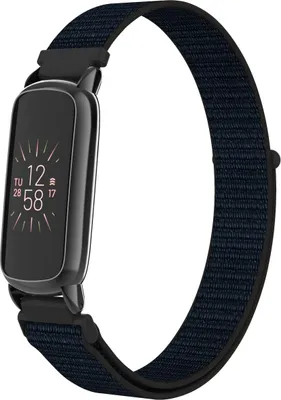 Immagine prodotto di INF Cinturino in nylon per Fitbit Luxe - Sportivo Regolabile, 2 Pezzi Nero