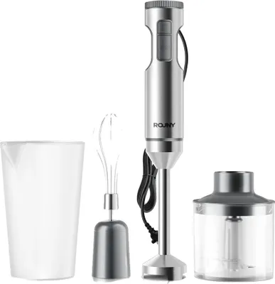 Immagine prodotto di Frullatore a mano, funzionalità 4 in 1, prestazioni potenti, GRIGIO