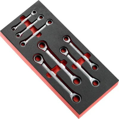 Produktbild von Facom Modul - Ringratschenschluessel, 7-tlg