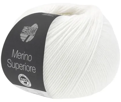 Produktbild von Lana Grossa - Merino Superiore 0001 weiß