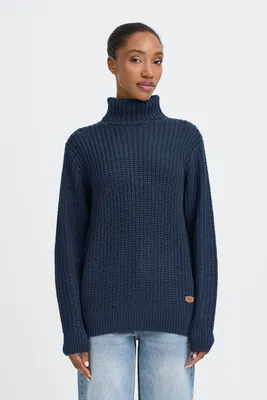 Produktbild von OXMO OXEDNA ROLLNECK Damen Rollkragenpullover Pullover regular fit