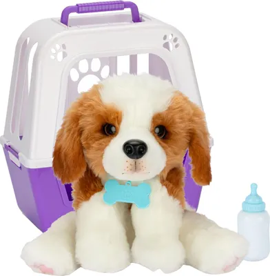 Image de Little Live Pets My Really Real Puppy Cuddle in Hutch (Mon vrai chiot à câliner)