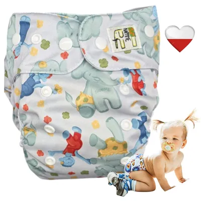 Produktbild von Wiederverwendbare Bambus-Taschenwindel NappimiŚ