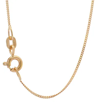 Produktbild von Goldkette Panzerkette Halskette Breite 0,8 mm 38 cm 585-14 Karat Gold