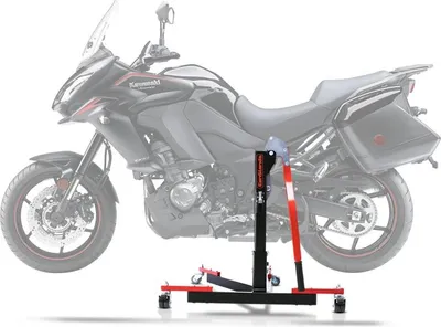 Image de Béquille centrale CS Power Evo pour Kawasaki Versys 1100 2025 Rouge